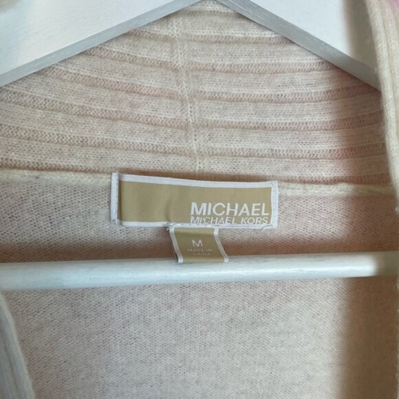 MICHAEL Michael Kors Cashmere Open Cardigan Sz M - Picture 2 of 7